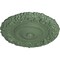 Ekena Millwork Marseille Ceiling Medallion (Fits Canopies up to 7 3/8"), Hand-Painted Athenian Green, 21"OD x 2"P CM21MAAGF - alternate 4